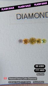 Natural Fancy Color Diamond Deal (0.22 cts)